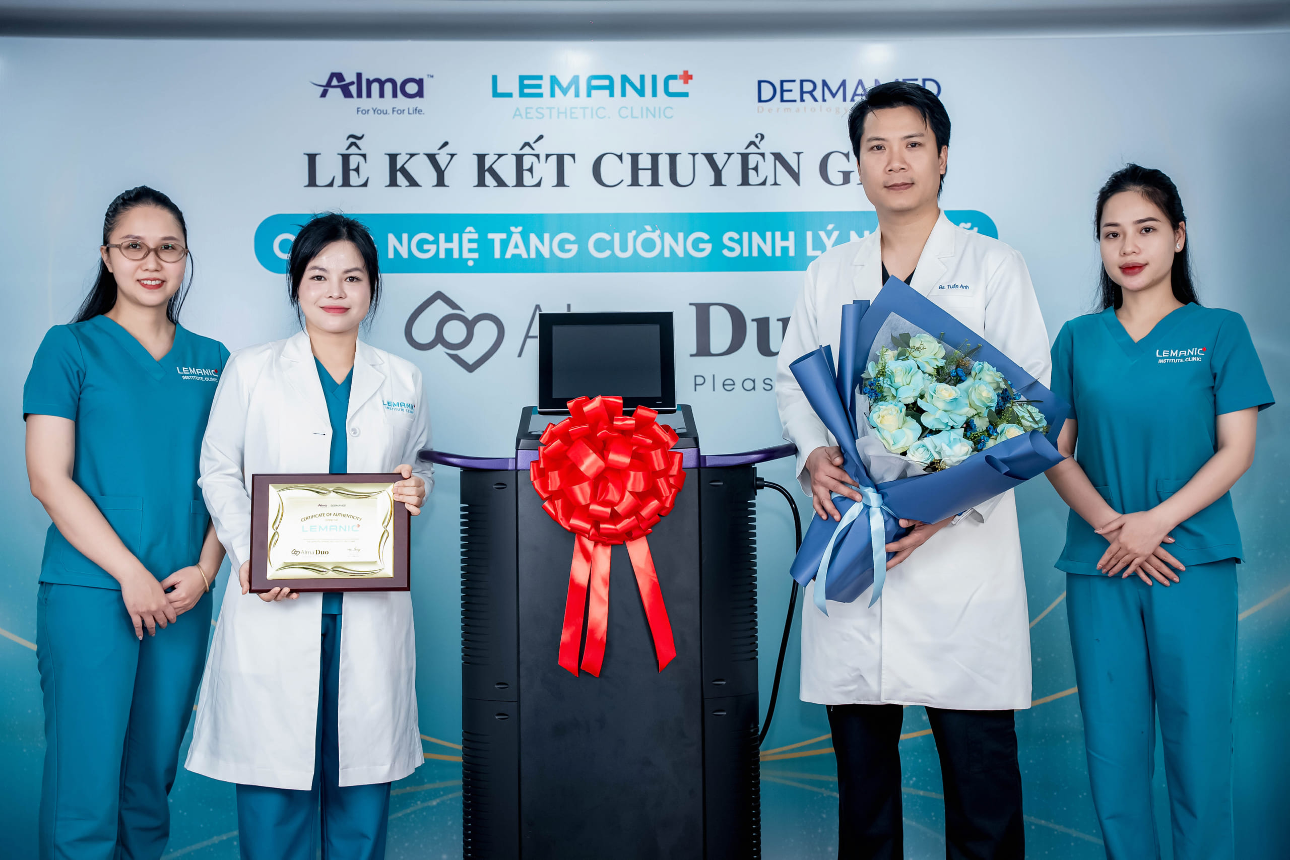 Trung tâm thẩm mỹ Lemanic chính thức tiếp nhận công nghệ Alma DuO