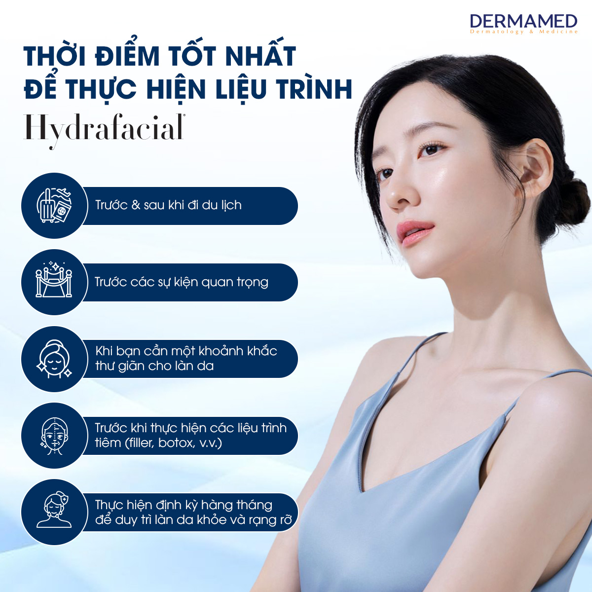 Thời điểm phù hợp để làm HydraFacial trước Tết